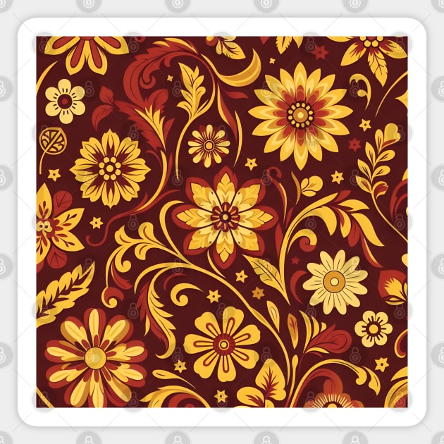 Yellow Flowers Sticker by Jenni Arts